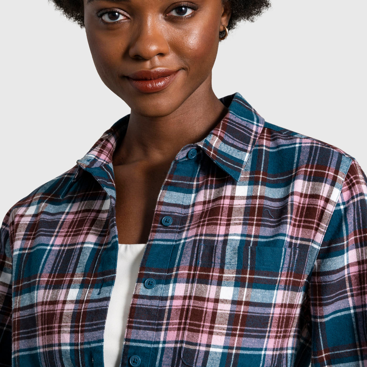 The Responsible Flannel in Legion Blue