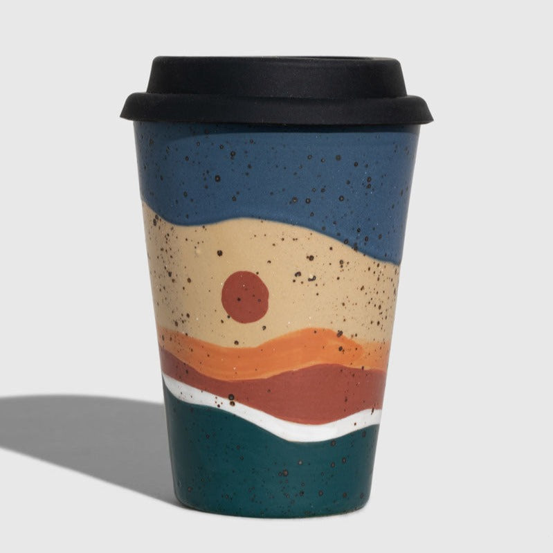 Stoneware Travel Mug