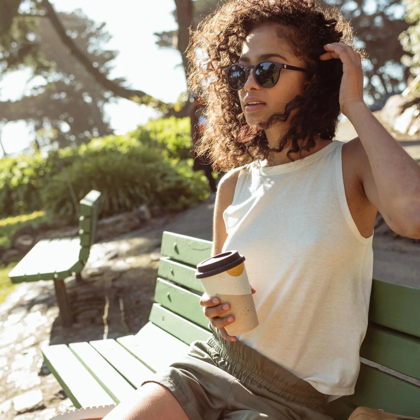 Stoneware Travel Mug