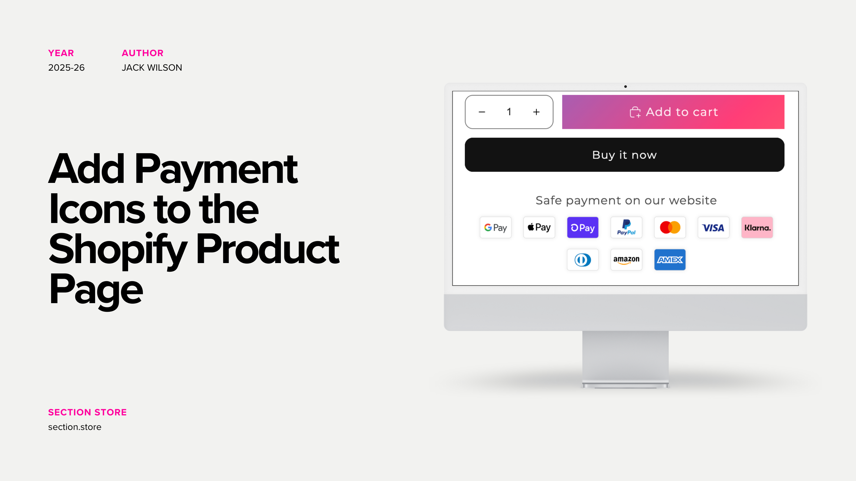 How to Add Payment Icons to Shopify Dawn Theme – Section Store
