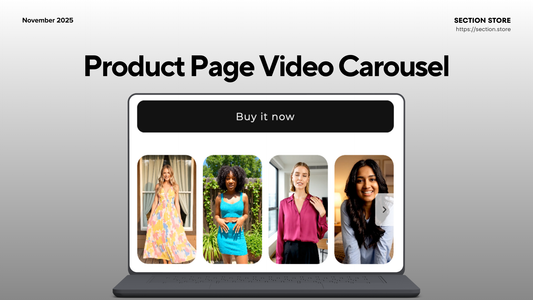 How to Add a Video Carousel Under Your Buy Buttons (Shopify Dawn Theme)