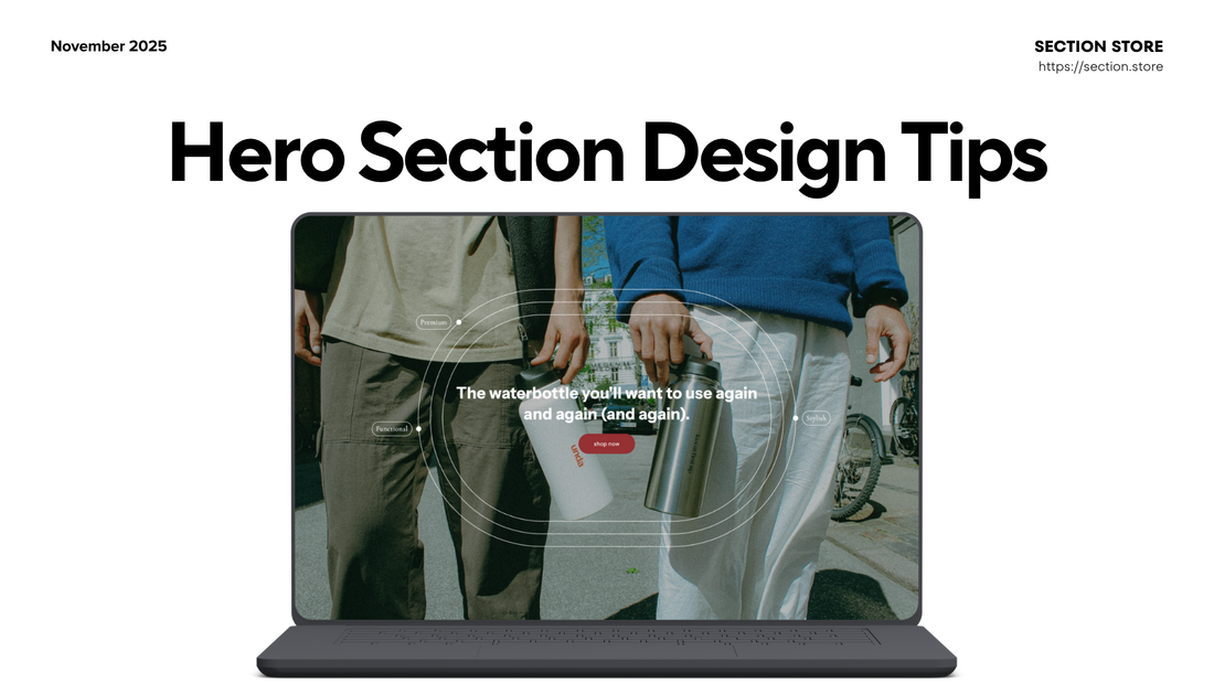 Shopify Hero Section Design Tips That Convert