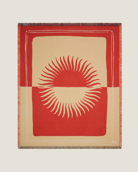 SOLAR DUSK THROW RUG