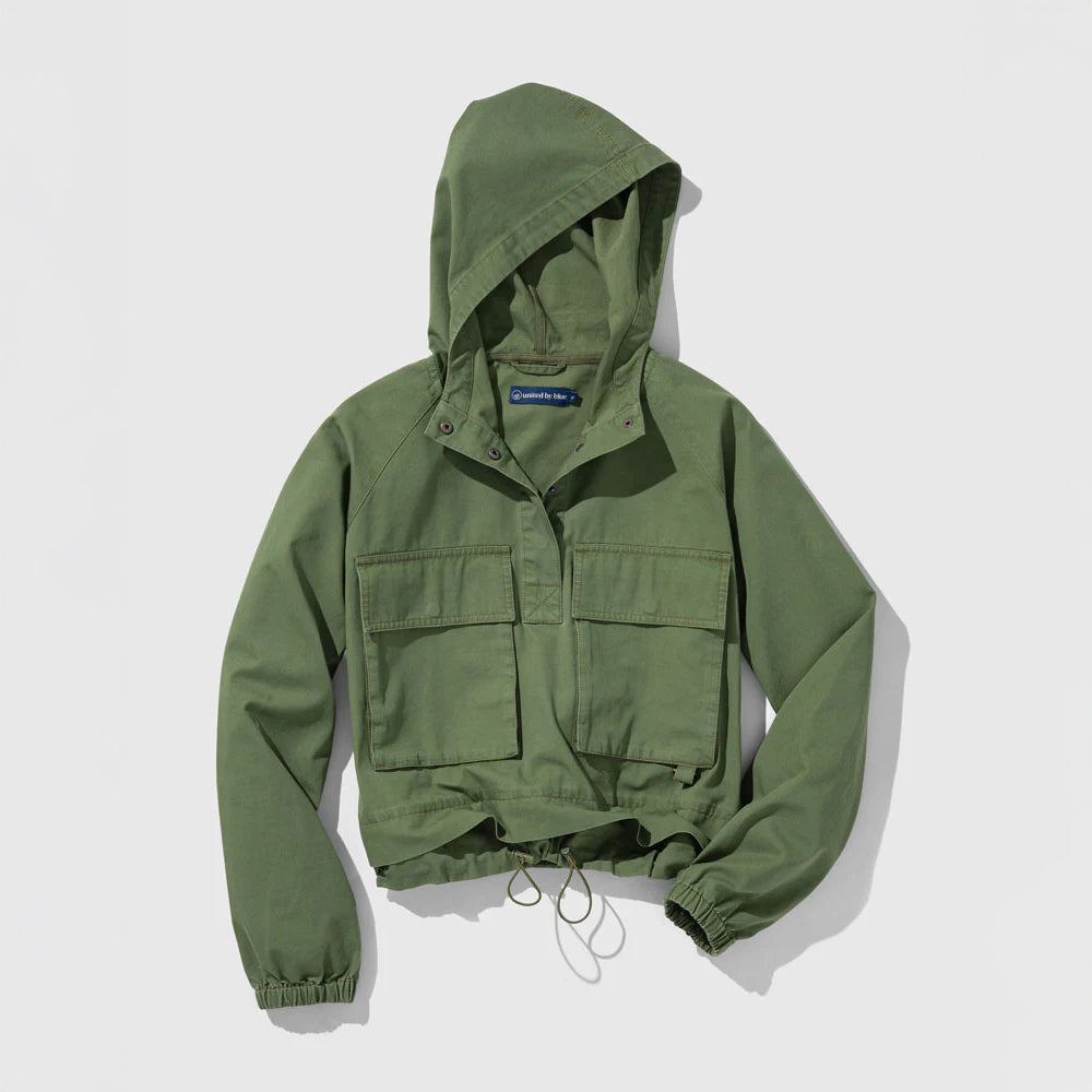 Organic Cropped Utility Pullover