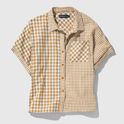 Organic Double Cloth Button Down