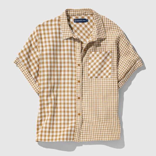 Organic Double Cloth Button Down