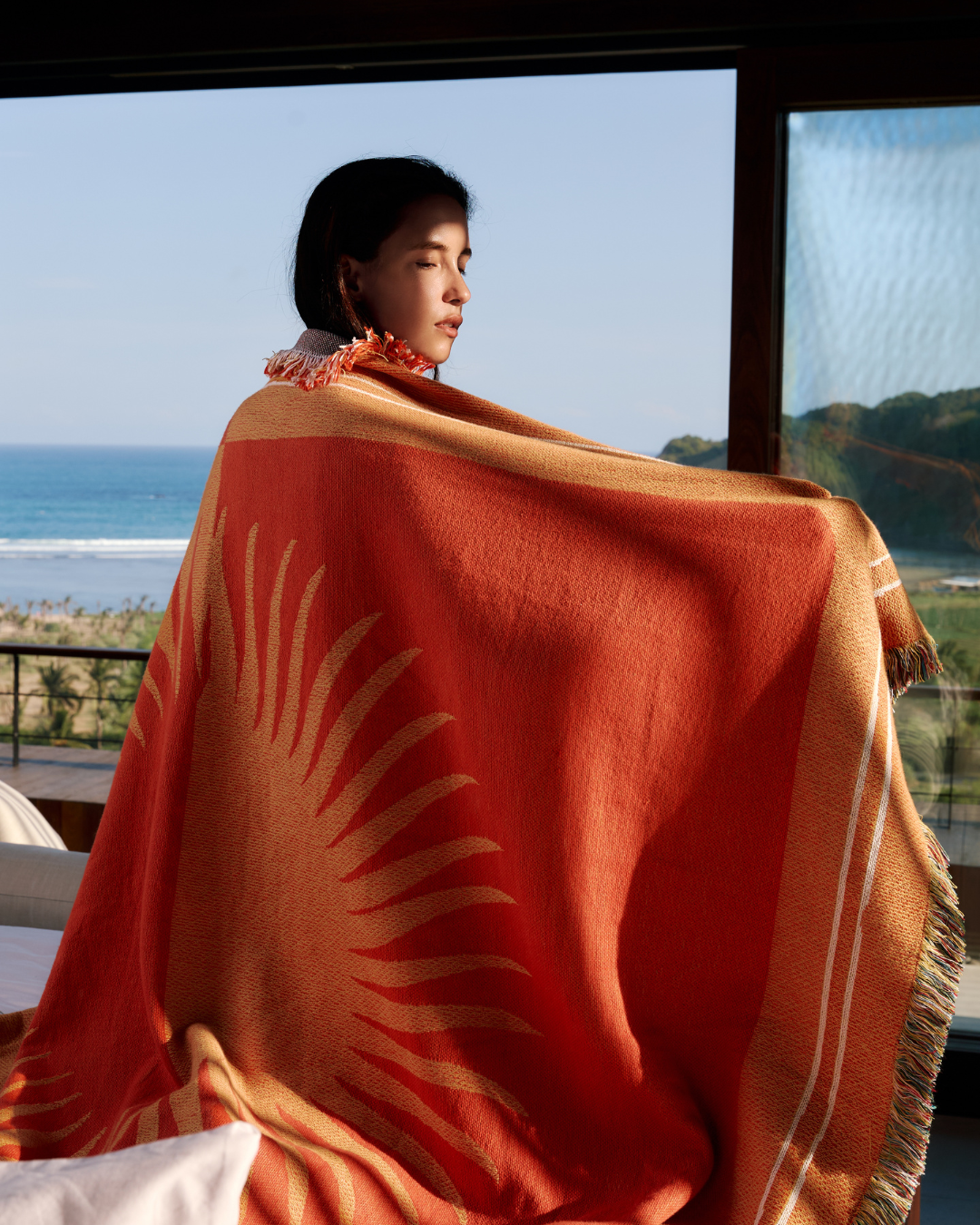SOLAR DAWN THROW RUG
