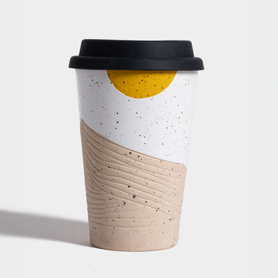Stoneware Travel Mug