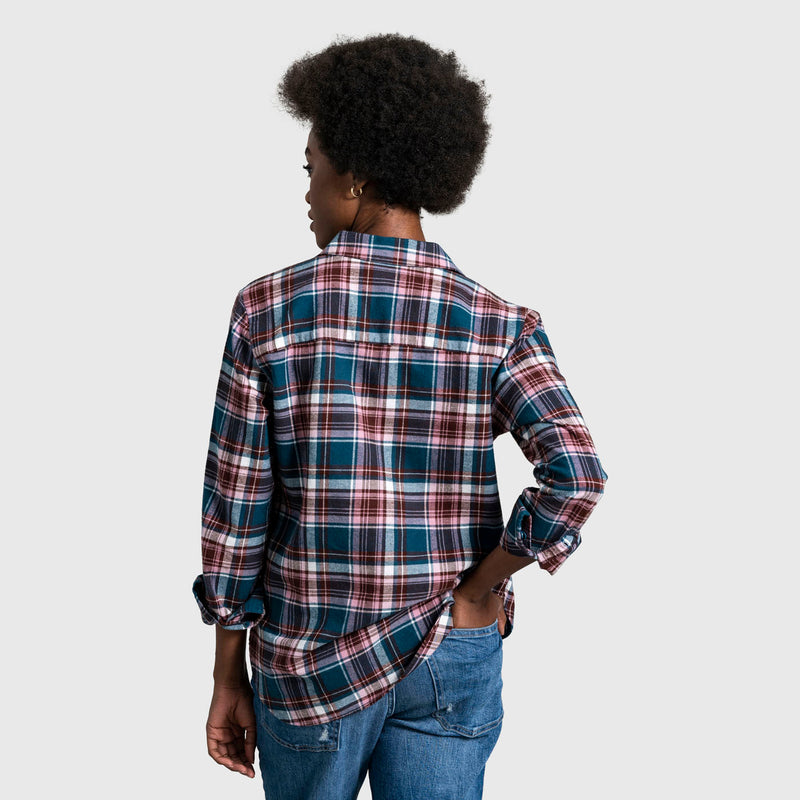 The Responsible Flannel in Legion Blue