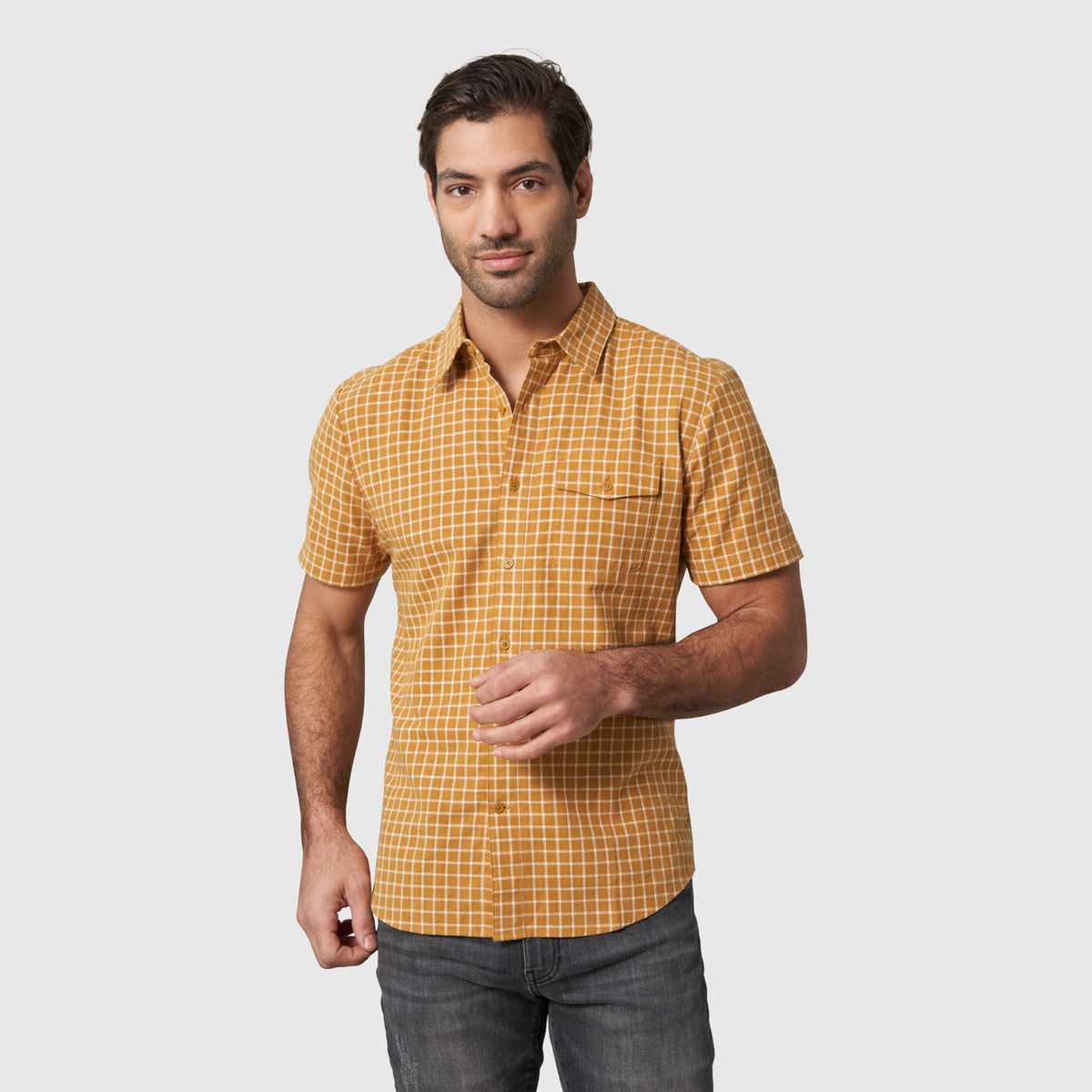 Men's All-day Chambray Short Sleeve